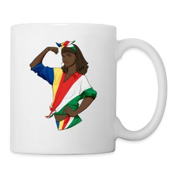 Seychelles Girl Unbreakable I Heritage Seychelles - Mug blanc - blanc - Droite