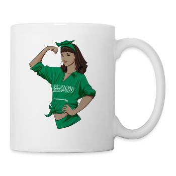 Arab Girl Unbreakable I Arab Heritage I Saudi - Tasse - Weiß - Rechts