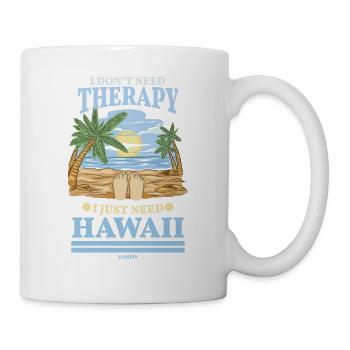 Hawaii Urlaub Aloha Sommer Hawaiian Geschenk - Tasse - Weiß - Rechts