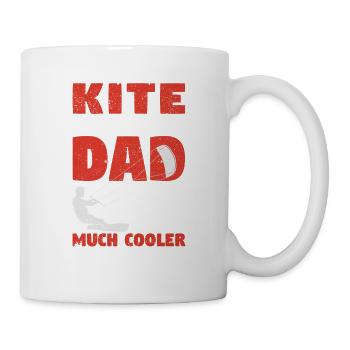 Kiteboarding Dad Lustig Surfen Kite Surfer Vater - Tasse - Weiß - Rechts