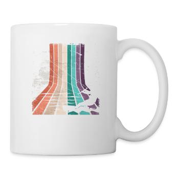 Kite Surfer Vintage Kite Surfing Sport Retro Wind - Mug - white - Right