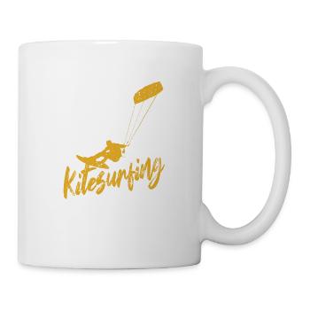 Fun Kite Surfer Windsurfing Food Sleep - Mug - white - Right