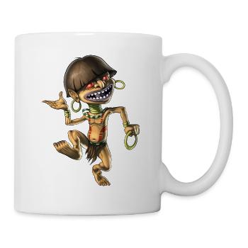 Aztekisches Fabelwesen Chaneque - Tasse - Weiß - Rechts