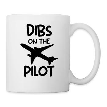 Airplane Pilot Flying Rights Girlfriend I Gift - Mug - white - Right