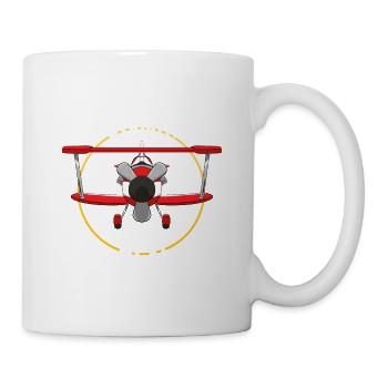 Airplane Pilot Flying Distracted I Gift - Mug - white - Right