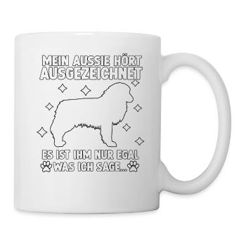 Süßes Aussie Hundetraining Australian Shepherd - Tasse - Weiß - Rechts