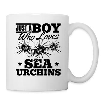 Sea Urchin Boys - Just a boy who loves sea urchins - Mug - white - Right