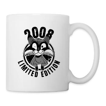 Édition limitée 2008 Crazy Raccoon Raccoon - Mug blanc - blanc - Droite