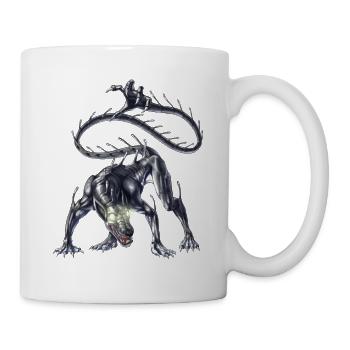 Aztec Mythical Creature Ahuizotl - Mug - white - Right