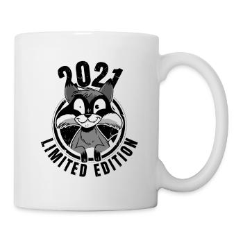 Édition limitée 2021 Crazy Raccoon Raccoon - Mug blanc - blanc - Droite