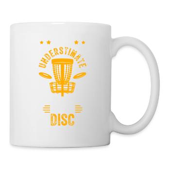 Old Women Disc Golf Vintage Ultimate Frisbee - Mug blanc - blanc - Droite