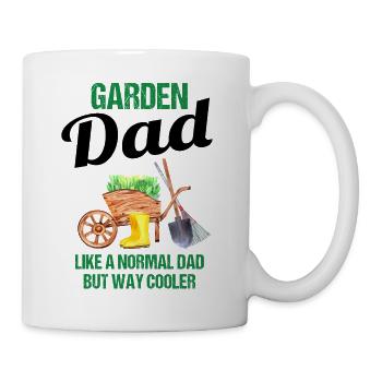 Garten Papa Lustiger Spruch Geschenk Herren - Tasse - Weiß - Rechts