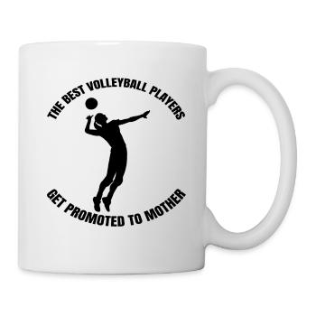 Volleyball Mother Beach Volleyball Volleyball Player - Mug - white - Right