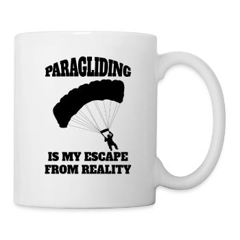 Parapente Parapente Parachutisme - Mug blanc - blanc - Droite
