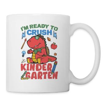 Maternelle Éducation Enfants Amoureux des dinosaures - Mug blanc - blanc - Droite