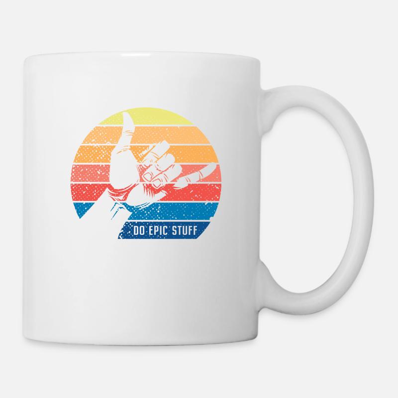 Do Epic Stuff Surfer Surfing Shaka Windsurfer Surf - Tasse - Weiß