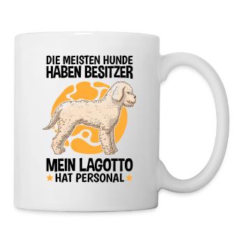 Mein Lagotto Romagnolo hat Personal Wasserhund - Tasse - Weiß - Rechts
