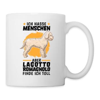 Lagotto Romagnolo finde ich toll Wasserhund - Tasse - Weiß - Rechts