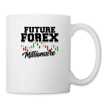 Futur millionnaire Forex - carrière - Mug blanc - blanc - Droite