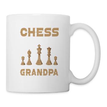 Grand-père d’échecs comme un grand-père normal mais cool - Mug blanc - blanc - Droite