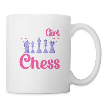 Just A Girl Who Loves Chess Chess Player Chess Bo - Mug - white - Right