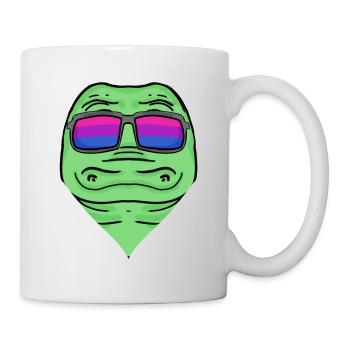 Bisexuell Krokodil Geschenk - Tasse - Weiß - Rechts