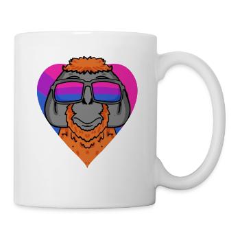 Cadeau orang-outan bisexuel - Mug blanc - blanc - Droite
