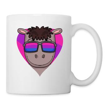 Bisexuell Pferd Geschenk - Tasse - Weiß - Rechts