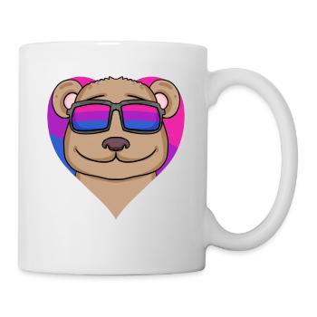 Bisexuell Braunbär Geschenk - Tasse - Weiß - Rechts