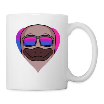 Bisexuell Schnabeltier Geschenk - Tasse - Weiß - Rechts