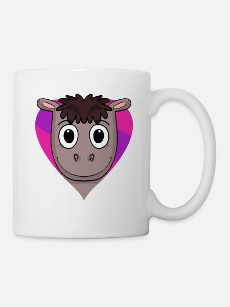 Bisexuell Pferd Geschenk - Tasse - Weiß