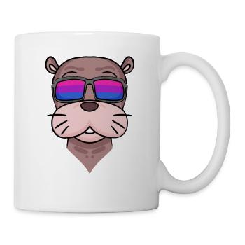 Cadeau bisexuel d’lion de mer - Mug blanc - blanc - Droite
