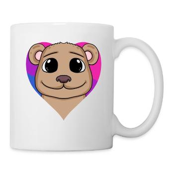 Bisexuell Braunbär Geschenk - Tasse - Weiß - Rechts