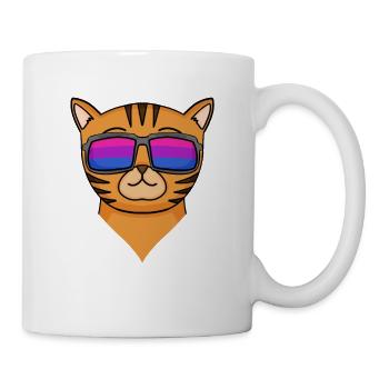Cadeau bisexuel Bengal Cat Cat - Mug blanc - blanc - Droite