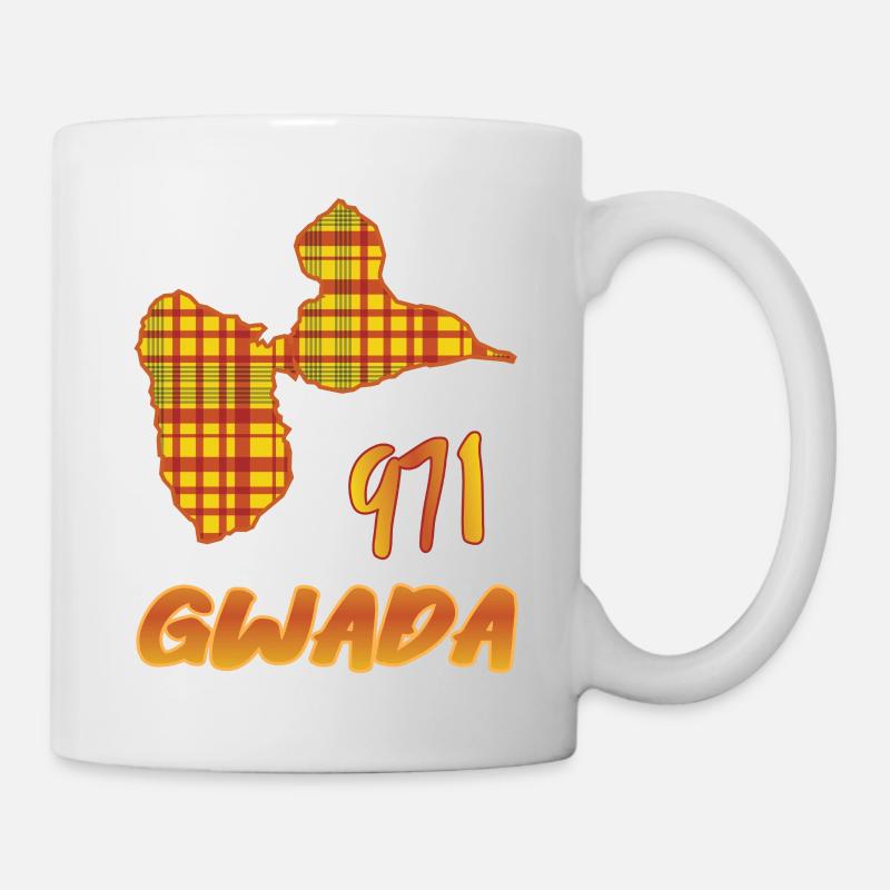 Geschenkidee guadeloupe gwada 971 style madras - Tasse - Weiß