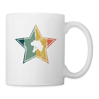 Broccoli Vegan Lover Retro Healthy Gift idea - Tasse - Weiß - Rechts