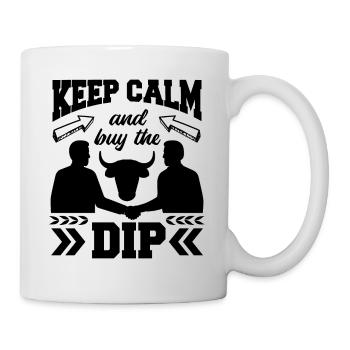 Buy The Dip Funny Trader Investor Fan Quote - Mug - white - Right