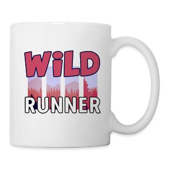 Trail Running Wild Runner Running Trail Mountains - Mug - white - Right