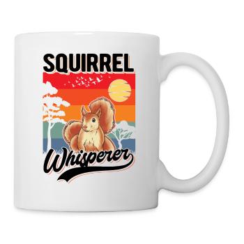 Eichhörnchen Flüsterer Squirrel Whisperer - Mug - white - Right