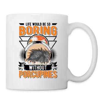 Porcupine Gift Porcupine - Mug - white - Right