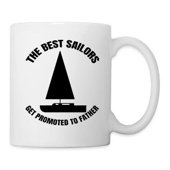 Voilier Capitaine Voilier Marin - Mug blanc - blanc - Droite