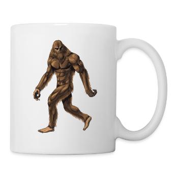 Cryptid Creature Bigfoot - Mug - white - Right