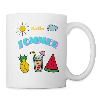 Summer Vibes Paradise Summer Sun Holiday Beach - Mug blanc - blanc - Droite
