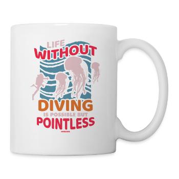 Diving Scuba Instructor Holiday Summer Gift - Mug - white - Right