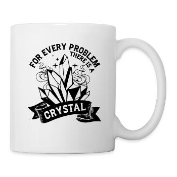 Energy Medicine Healing Positive Energy Crystals - Mug - white - Right