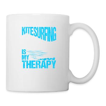 Lustiges Kitesurfen Kiteboard Surfer Kitesurfen - Tasse - Weiß - Rechts
