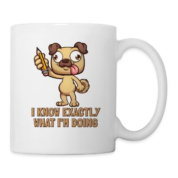 I Know Exactly What I'm Doing Dog Mom Dogfather - Mug - white - Right