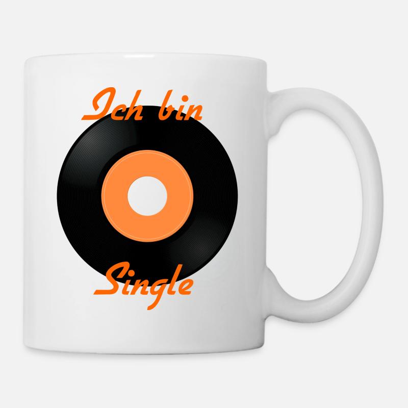 Ich bin Single - Tasse - Weiß