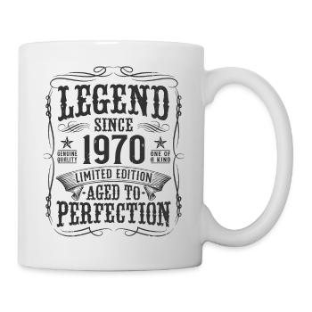 Legend 1970 Vintage Birthday Gift - Mug - white - Right