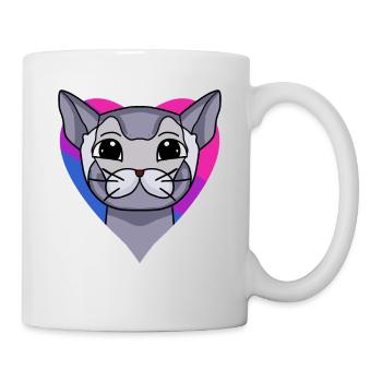 Cadeau bisexuel British Shorthair Cat - Mug blanc - blanc - Droite